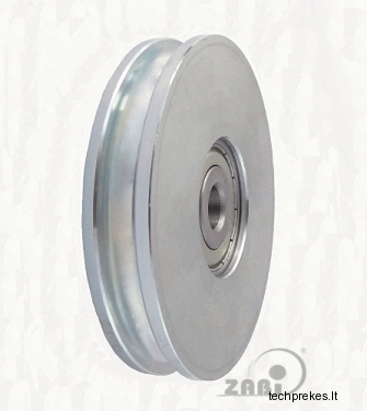 79 mm diametro metalinis ratukas su guoliu (8 mm trosui)