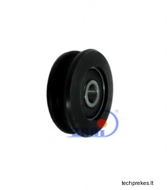 29 mm diametro plastikinis ratukas su guoliu (4 mm trosui)