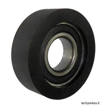 Poliuretaninis ratukas 80 mm diametro (30 mm ašis)