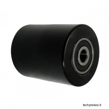 Plastikinis 50 mm diametro ratukas su dviems guoliais (12 mm ašis)