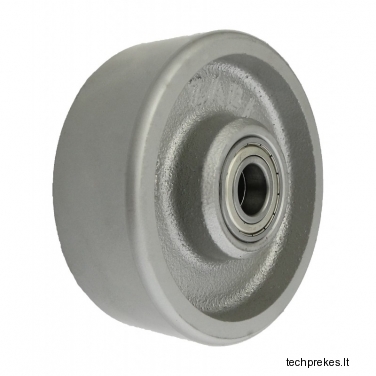Ketaus ratukas 125x46 mm su guoliu (800 kg)