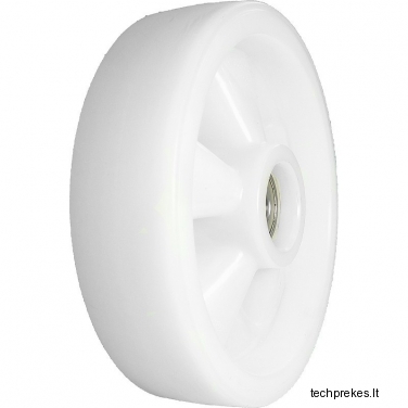 Poliamidinis 200x49 mm ratukas  paletiniams vežimėliams (500 kg)
