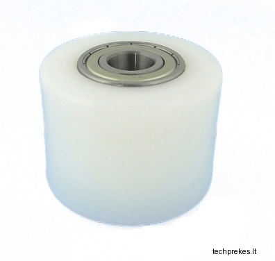 Poliamidinis ratukas kėlimo technikai 80x80 mm (20 mm ašis)