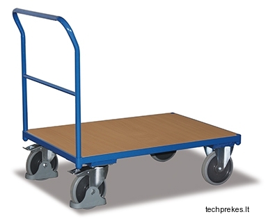 Platforminis vežimėlis su rankena 1125x600 mm