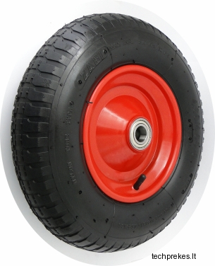 400 mm diametro pripučiamas ratas (25 mm ašies diametras)