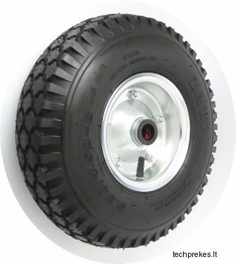 350 mm diametro pripučiamas ratas (20 mm ašies diametras)