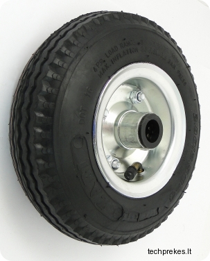 225 mm diametro pripučiamas ratas (20 mm ašies diametras)