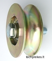Ø79 mm ratukas bėginiams vartams, skirtas 1/2" apvaliam profiliui