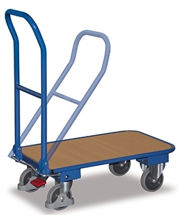 Vežimėlis su sulenkama rankena ir EasySTOP stabdžiu 1000x620 mm