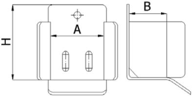 Gaudyklė stumdomiems vartams 70x70 mm